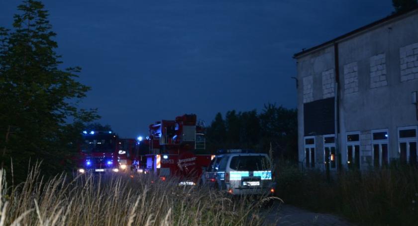 Kościerzyna. Pożar pustostanu