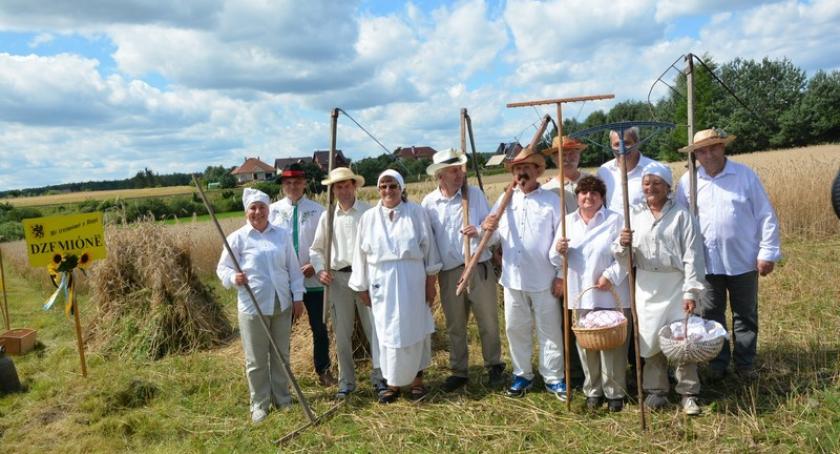 Dziemiany. III Mistrzostwa w Koszeniu Zboża Metodą Tradycyjną