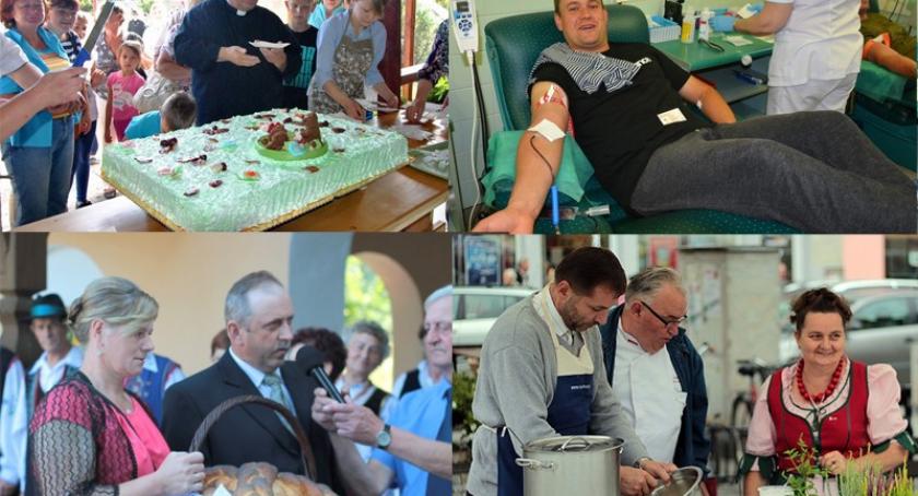 Weekend z Burymi Misiami, żurawiną, dożynkami i sobotą mundurowych krwiodawców