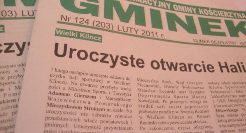 Wieści z Naszej Gminy Kościerzyna zamiast 
