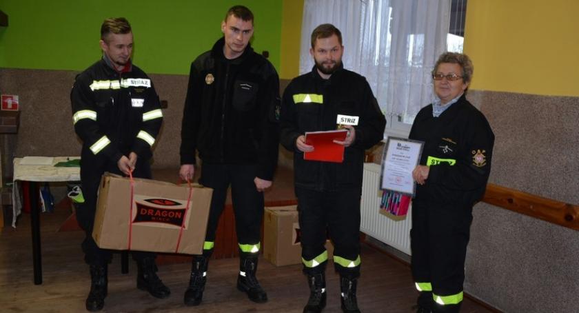 Strażacy z Kłobuczyna podzielili się sprzętem z kolegami z Wielkiego Klincza i Radunia