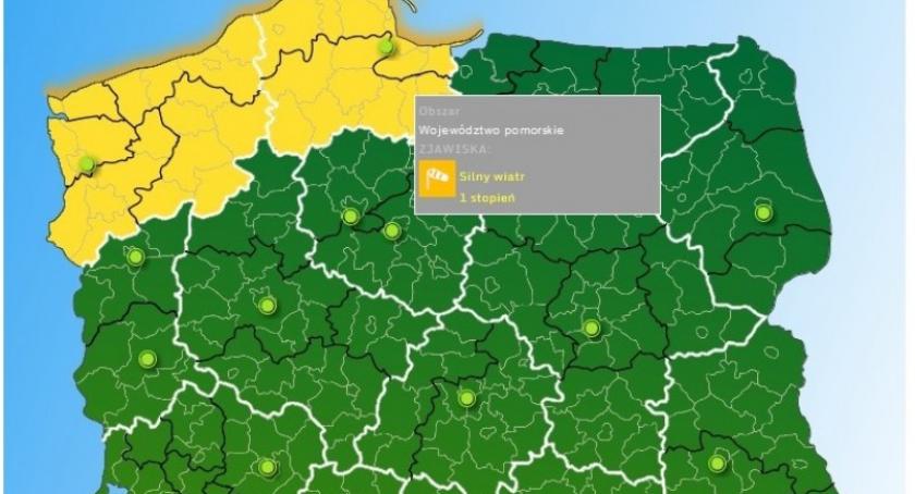Silny wiatr nad Kaszubami - wydano ostrzeżenie