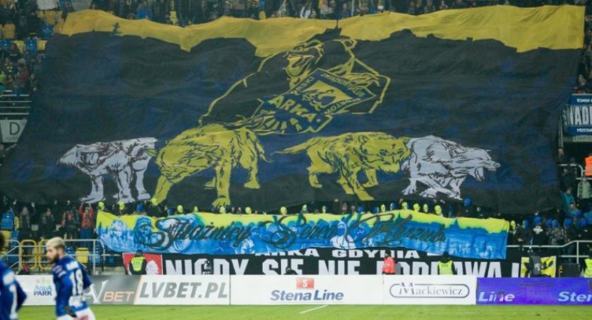 Fanklub Arki z Kościerzyny na meczu Arka Gdynia-Lech Poznań