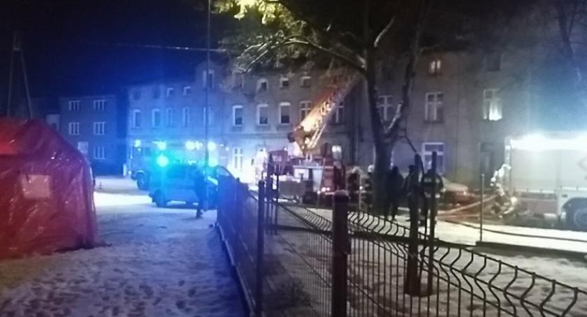 Kościerzyna. Pożar kamienicy przy ul. 8 Marca
