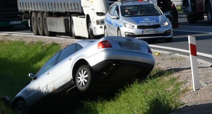 Kościerzyna. Rozbił audi na obwodnicy - był kompletnie pijany
