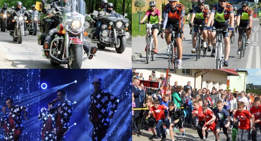 Weekend pod znakiem disco polo, biegów, motocyklistów i cyklistów