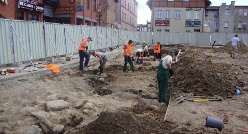 Kościerzyna. Odkrycia archeologiczne w centrum miasta