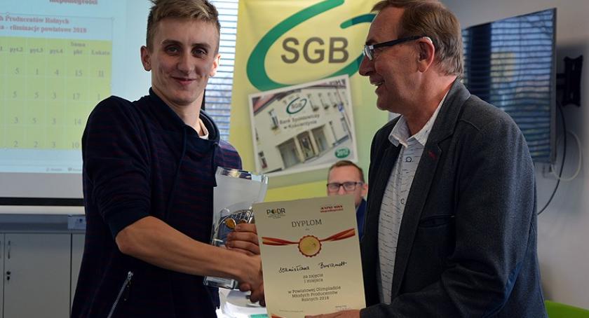 Stanisław Burandt triumfował w powiatowym etapie Olimpiady Młodych Producentów Rolnych