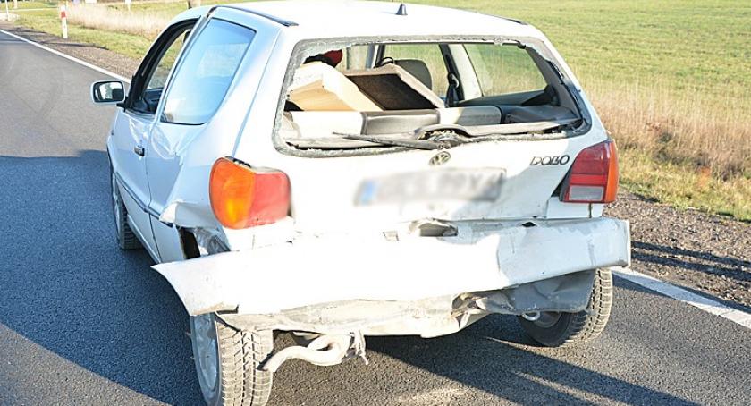 Kościerska Huta. Zderzenie skody z VW Polo