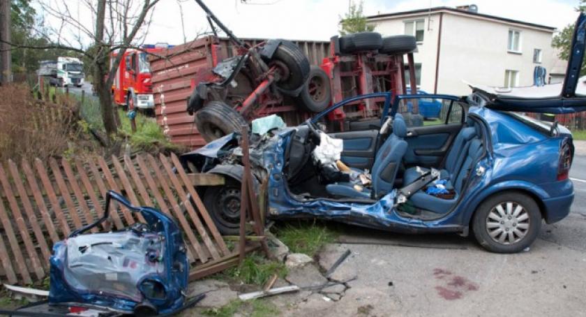 Lipuska Huta. Tragedia na drodze - zginęła 44-letnia kobieta (zdjęcia)