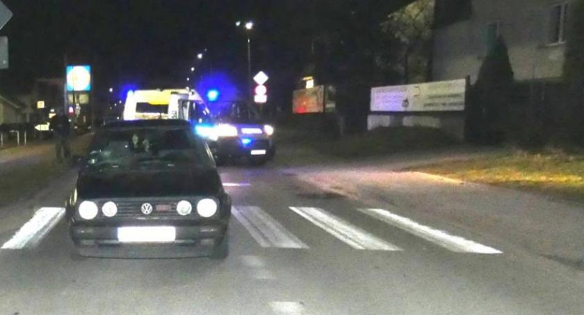 Kościerzyna. 21-latek potrącony na przejściu na pieszych