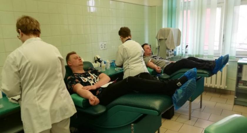 12 litrów krwi od mundurowych krwiodawców
