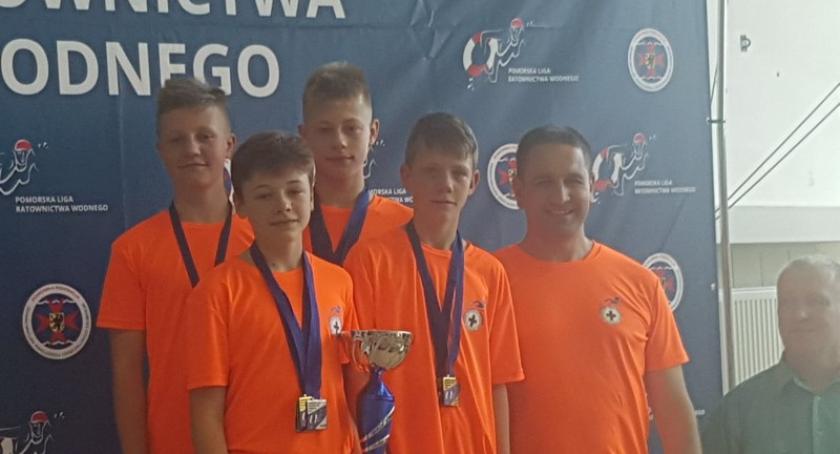 Sukcesy kościerskich zawodników w Pomorskiej Lidze Ratownictwa Wodnego