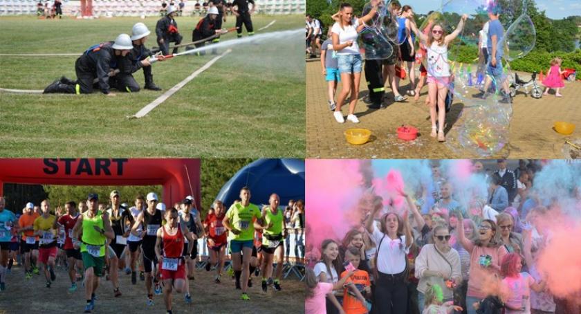Weekend pod znakiem biegów, strażackich zmagań, baniek mydlanych i kolorów