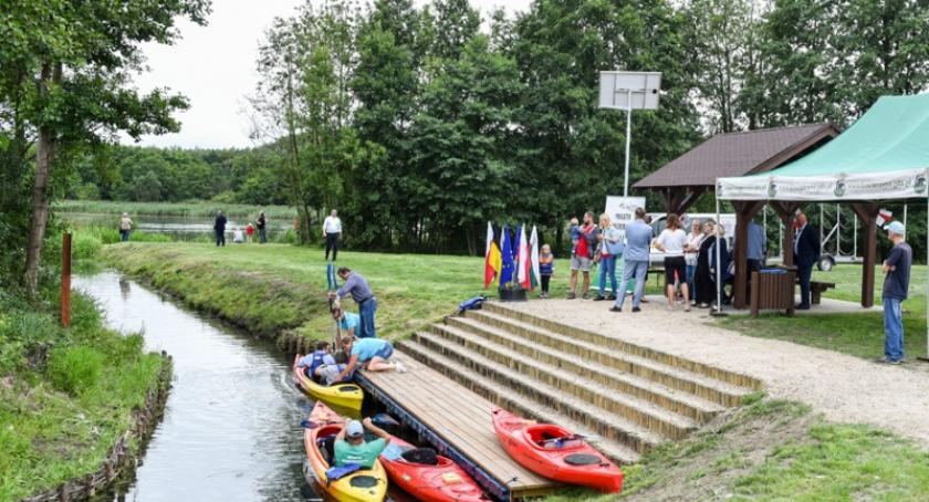 Przystań kajakowa nad jeziorem Wierzysko uroczyście otwarta