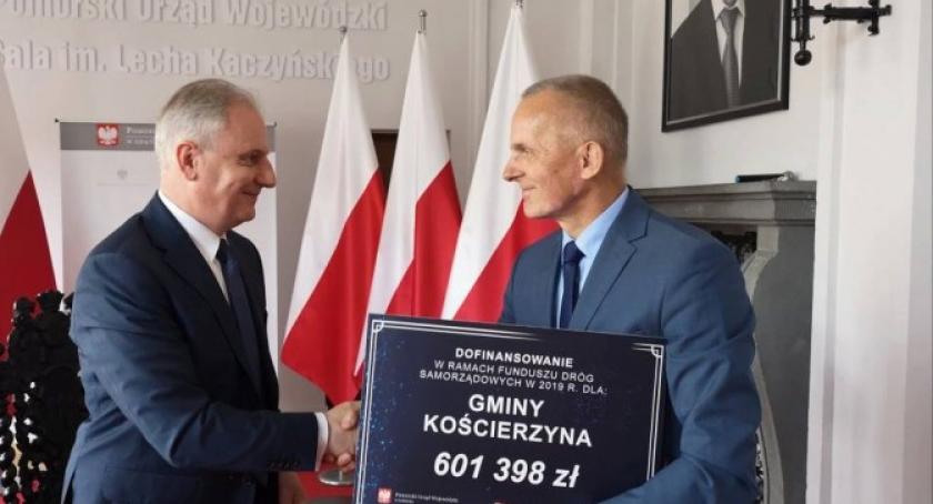 Gmina Kościerzyna z dotacją na przebudowę dróg w Małym Klinczu