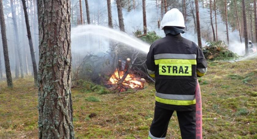 Palił się las i ośrodek wczasowy