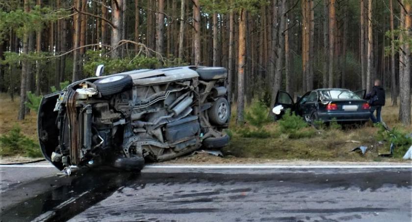 Wypadek w Skoczkowie - sześć osób w szpitalu