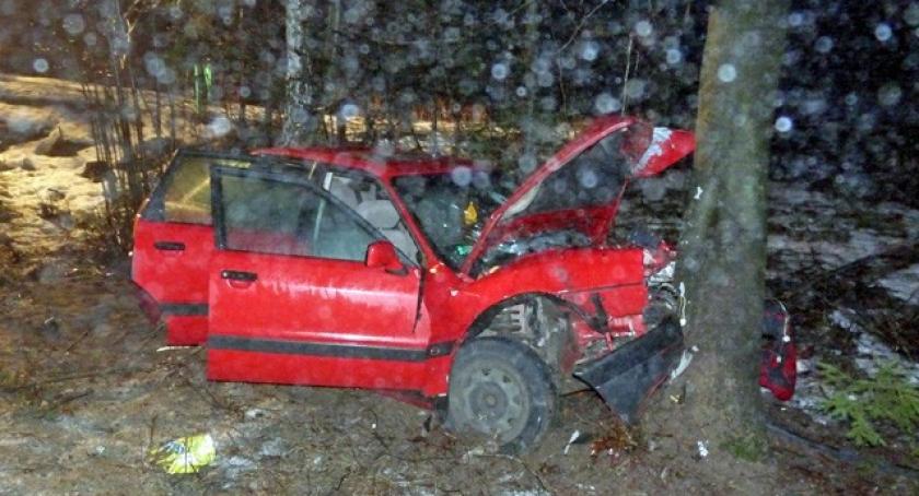 Wypadek kościerzynian na krajowej 20-tce