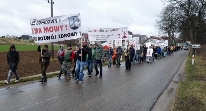 Klukowa Huta. Pikietowali przeciw gazowi łupkowemu