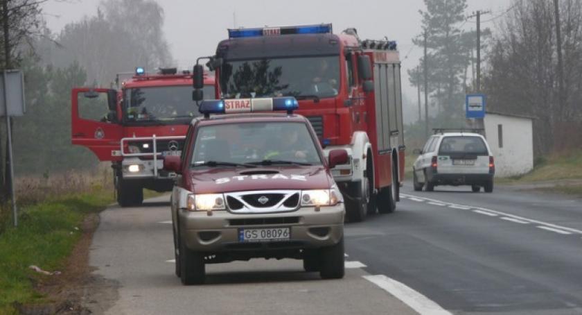 Góra. Pożar piwnicy - dwie osoby w szpitalu