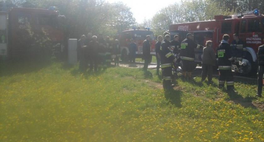 Nowa Karczma. Pożar budynku mieszkalnego