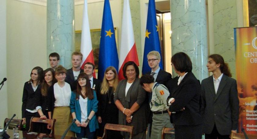 Młodzi radni z wizytą w Pałacu Prezydenckim