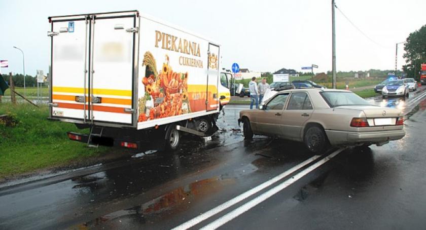 Wypadek w centrum - Kościerzyna zablokowana przez dwie godziny