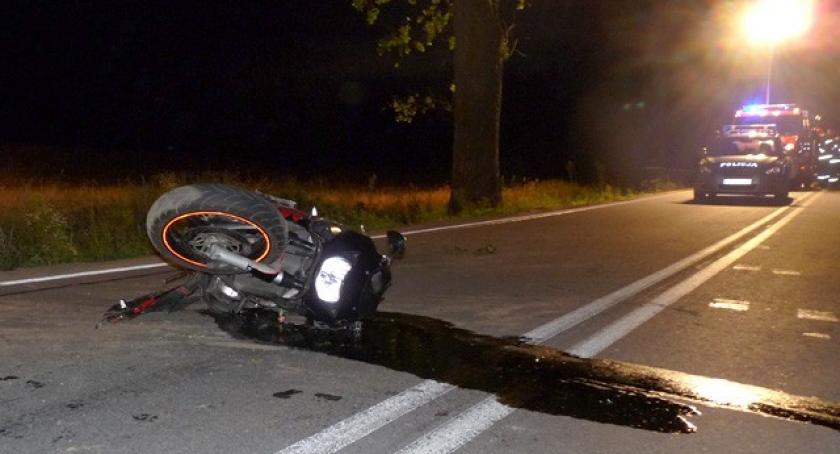 Klukowa Huta. 21-letni motocyklista zginął w wypadku