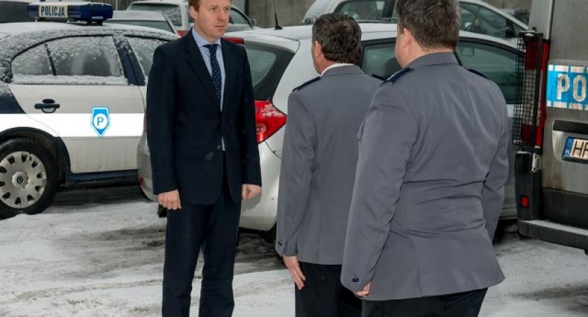 Kościerzyna. Wiceminister MSWiA wizytował komendę policji