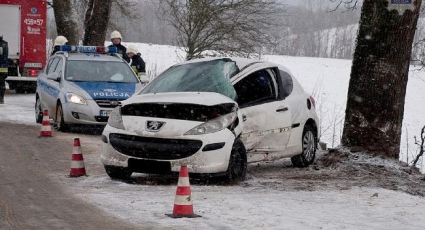 Wypadek na trasie Kościerzyna - Sarnowy