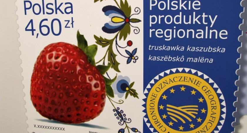 Kaszubska Truskawka na znaczkach pocztowych