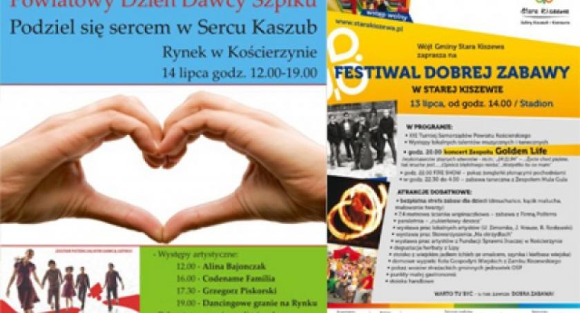 Weekend pełen atrakcji! Festiwal Dobrej zabawy już w Sobotę, Dzień Dawcy Szpiku już w niedzielę!