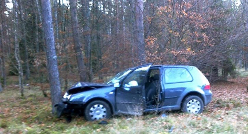 Kłobuczyno - Kaliska. Skasowany przystanek autobusowy - trzy osoby ranne 