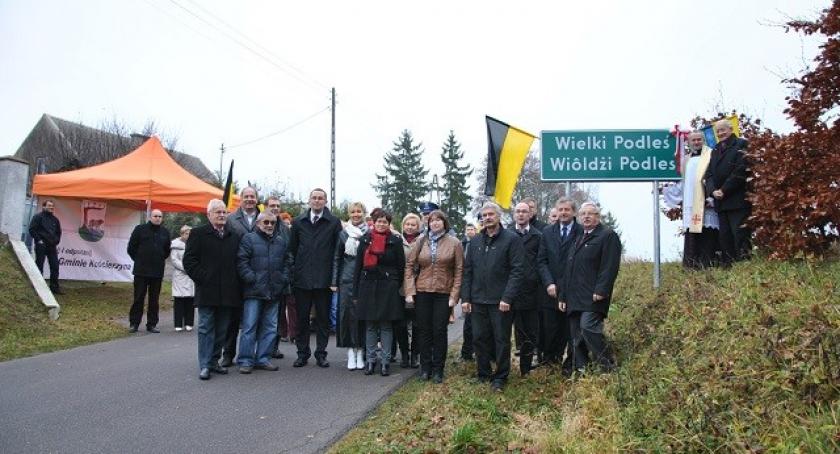 Gmina Kościerzyna. Dwujęzyczne tablice uroczyście odsłonięte