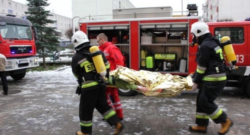Ewakuacja w kościerskiej 