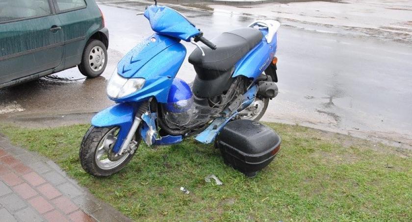 Liniewo. Zderzenie seata z motorowerem