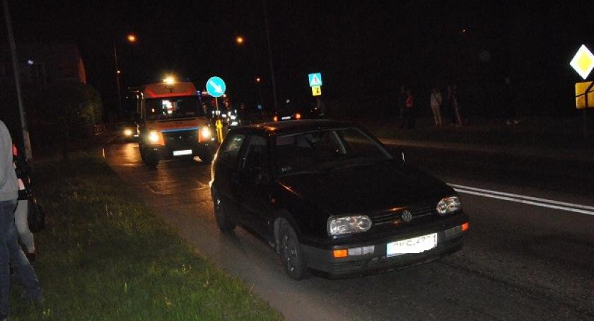 Kościerzyna. Kobieta wtargnęła na jezdnię