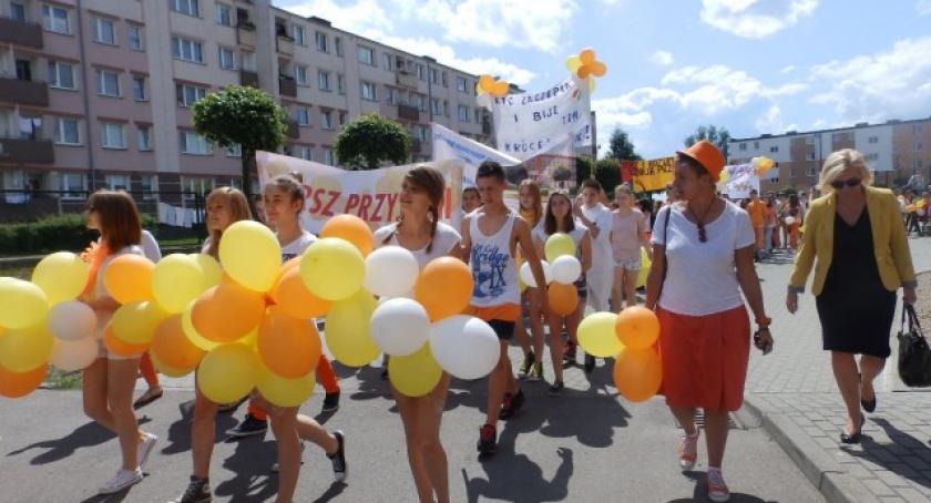 Kościerzyna. Uczniowie maszerowali przeciwko przemocy w szkole