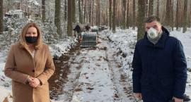 Gmina Karsin i powiat wspólnie budują nową ścieżkę rowerową