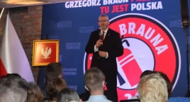 Grzegorz Braun, kandydat na prezydenta spotkał się z mieszkańcami naszego regionu