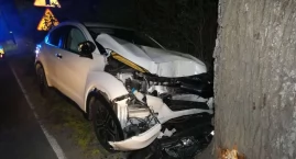 Wypadek na drodze nr 214. Dwie osoby w szpitalu!