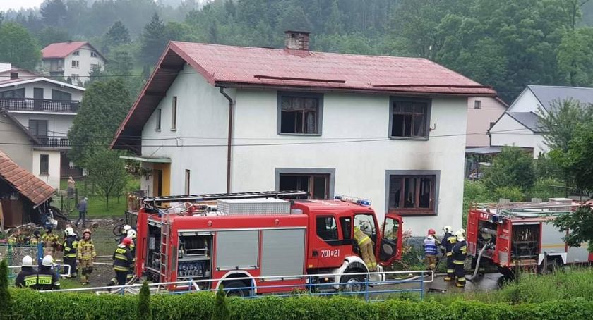 Wybuch butli z gazem w Trzebini. Lądował śmigłowiec LPR (Aktualizacja)