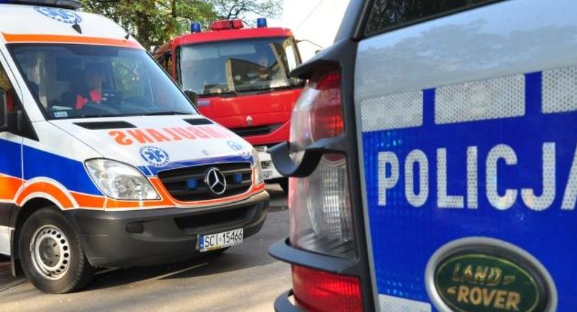 Wypadek. Utrudniena na ulicy Oświęcimskiej w Dankowicach