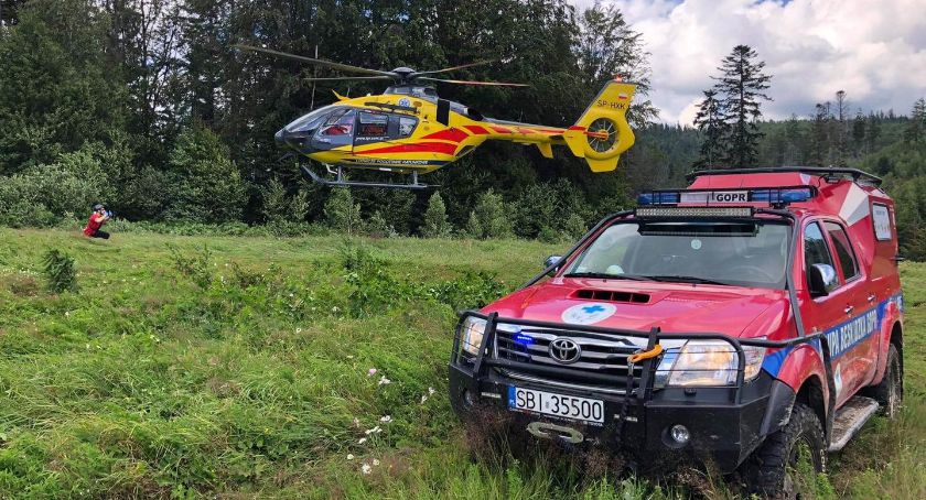 GOPR ma pełne ręce roboty przy wypadkach rowerzystów FOTO