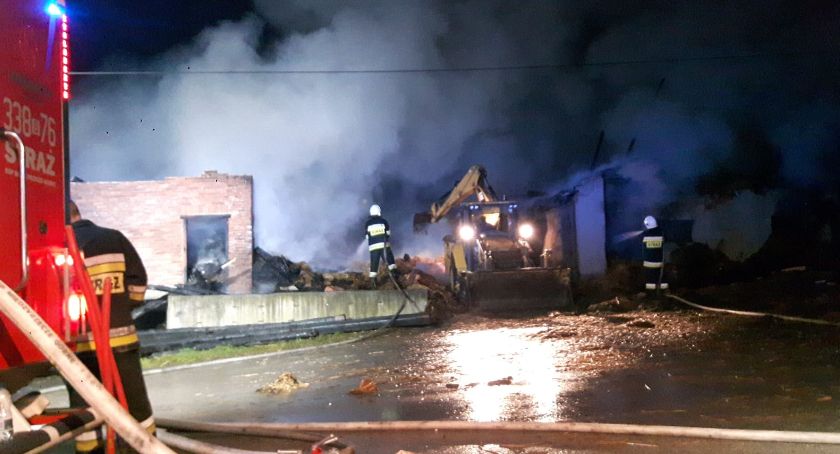 W Międzyrzeczu paliło się 3 tys bali słomy i 5 ton trocin