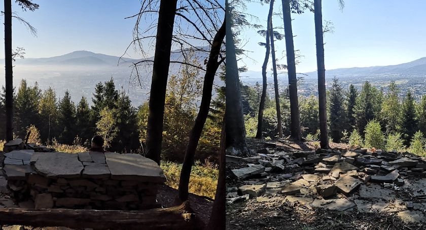 Zniszczono kamienną ławeczkę w pobliżu Chatki na Rogaczu FOTO