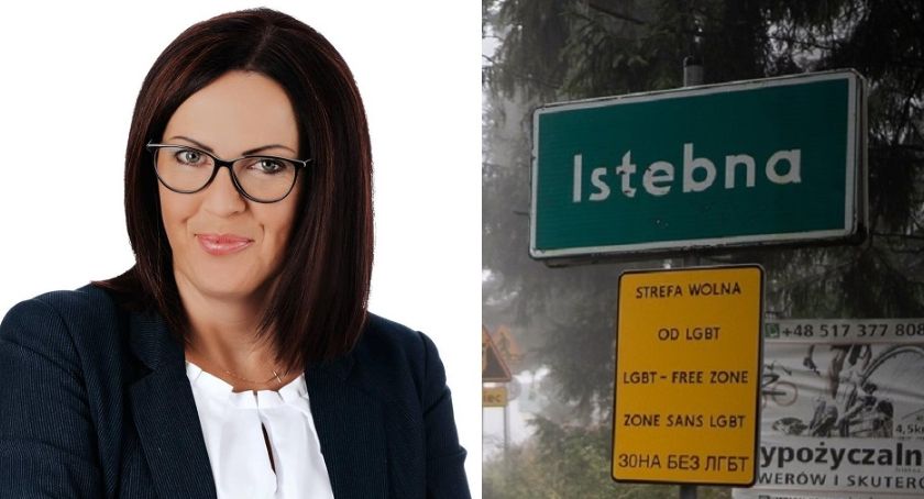 Zgłoszenie na policję sprawy tabliczki w Istebnej i zbieranie podpisów pod kościołami