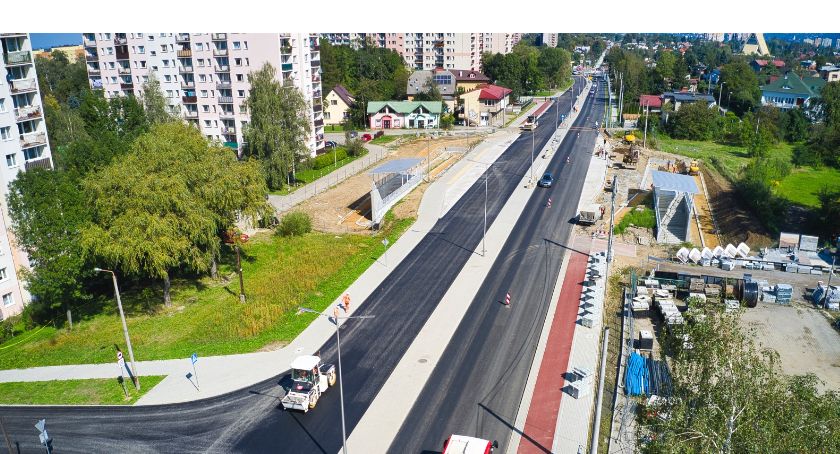 Kolejny odcinek ulicy Cieszyńskiej już prawie gotowy FOTO