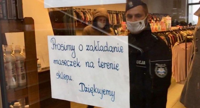 Bielska policja od soboty wystawia mandaty za brak maseczki. Podano liczby